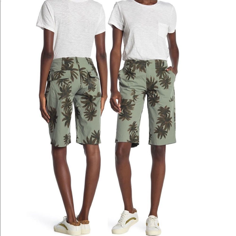 Le superbe Women’s the palms Bermuda cotton  shorts size XS, NWT